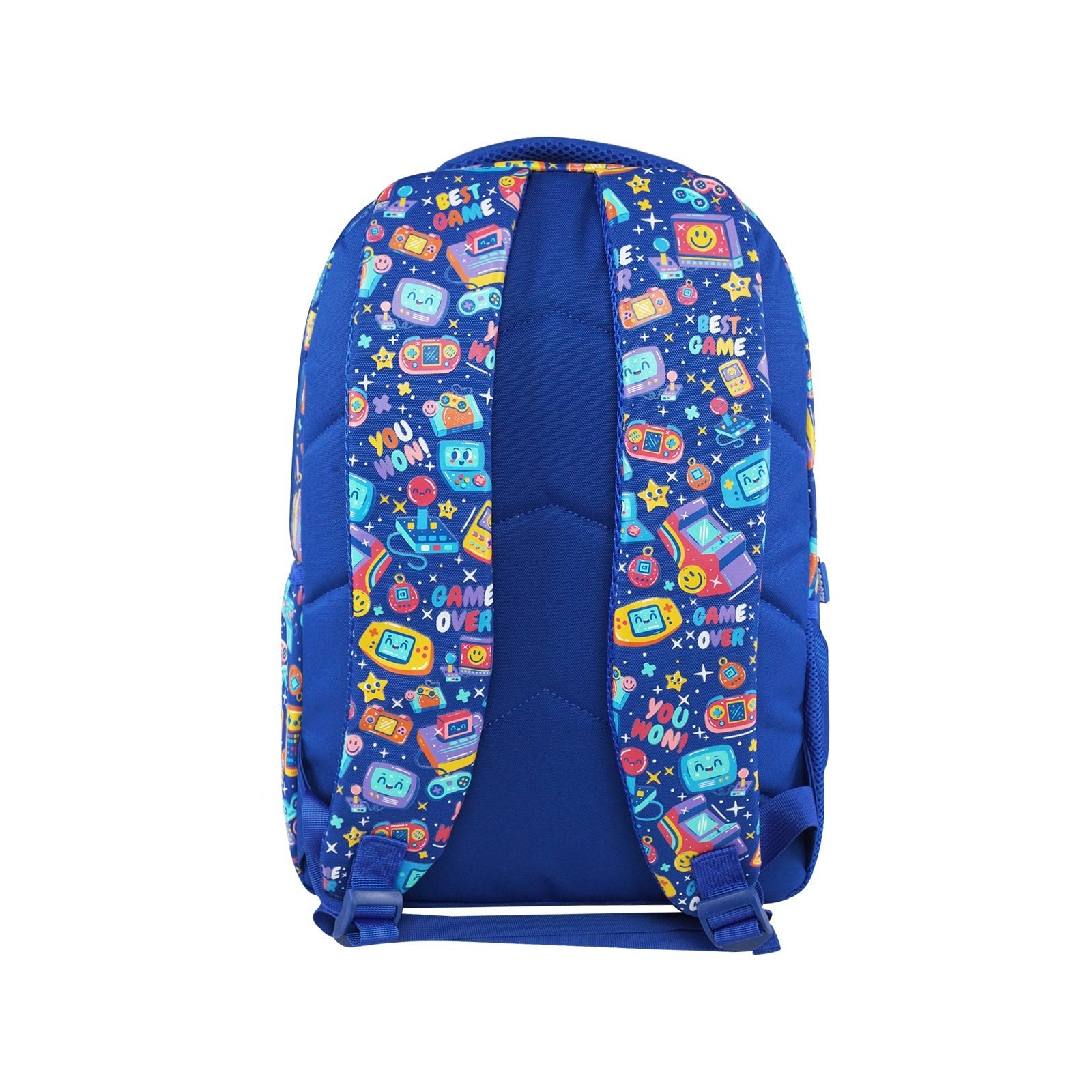 Smily Kiddos Gamer Themed Backpack 16L - Blue - SK16001852