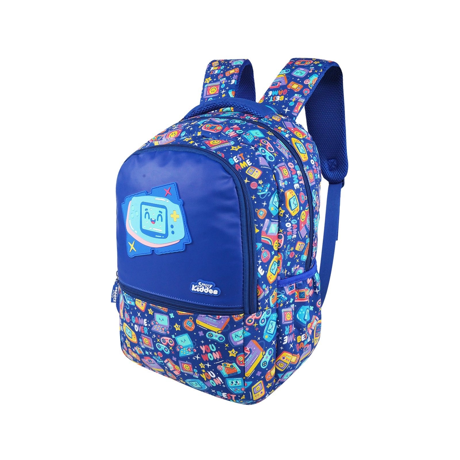 Smily Kiddos Gamer Themed Backpack 16L - Blue - SK16001852