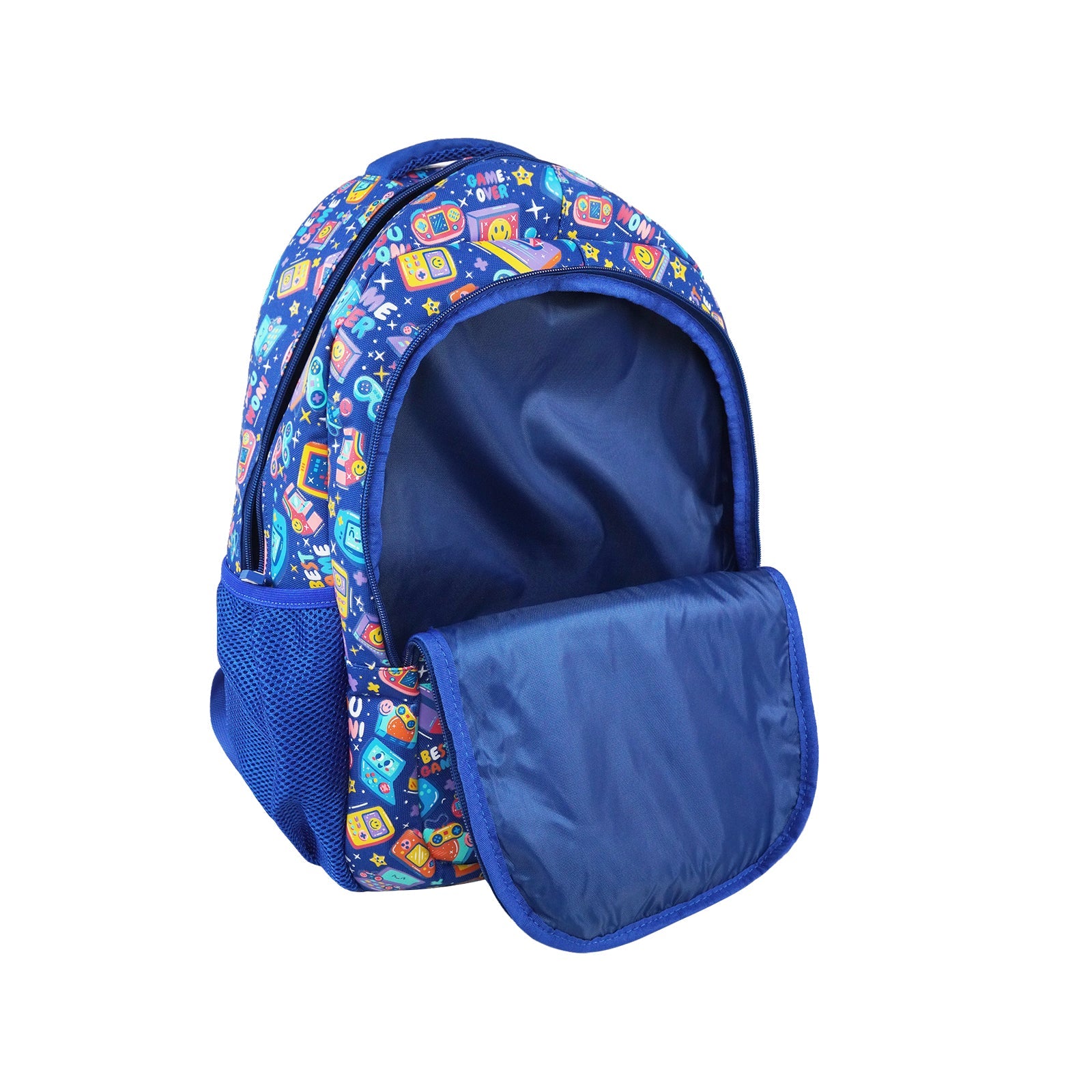 Smily Kiddos Gamer Themed Backpack 16L - Blue - SK16001852