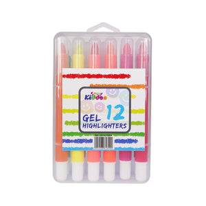 Smily Kiddos Gel Highlighter Set of 12 Colors - Stationery