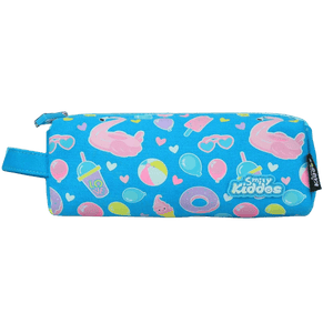 Smily Kiddos Graceful Swan Theme Pencil Pouch – Light Blue - SK11003024