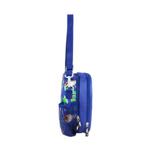 Smily Kiddos Hardtop Eva Lunch Bag V2 Space Theme Blue - Lunch Bags