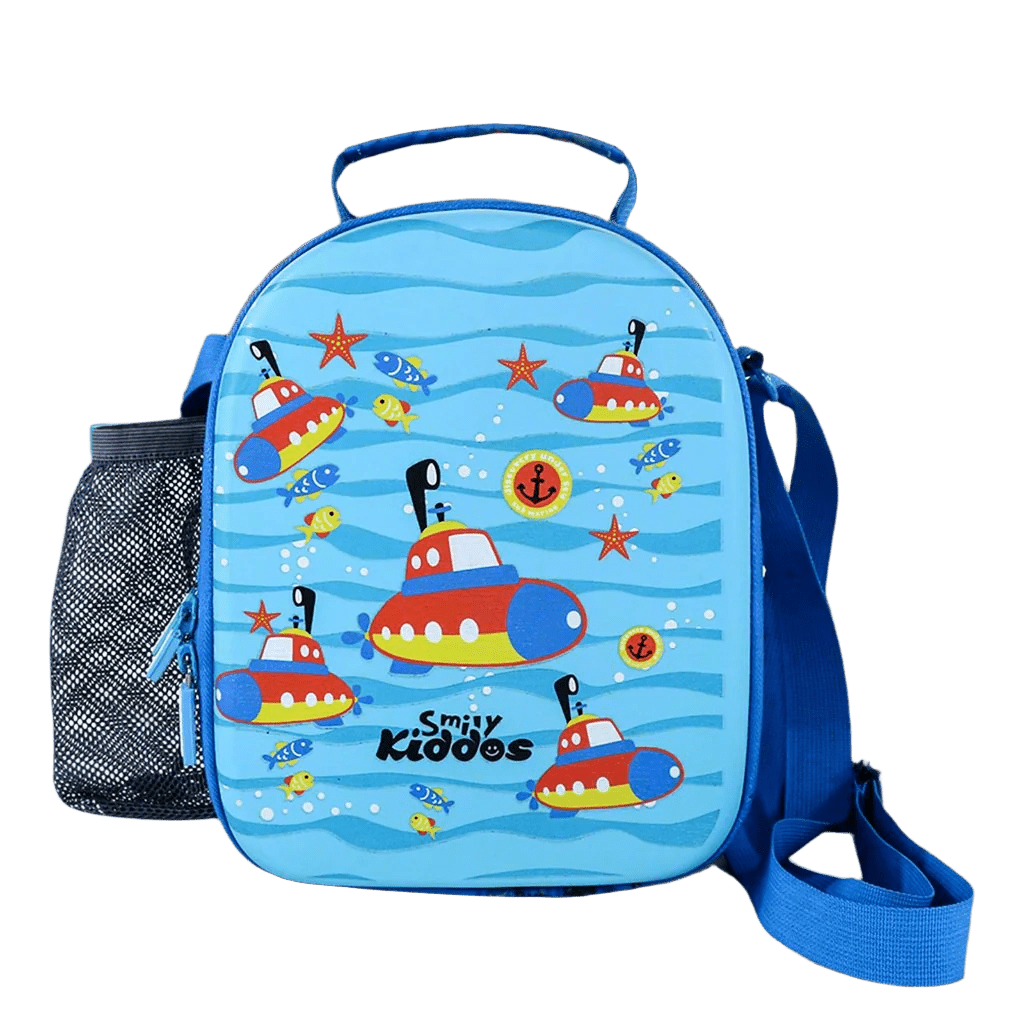 Smily Kiddos Hartop Eva Lunch Bag submarine theme - Light Blue - SMK16001558