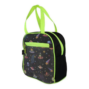 Smily kiddos joy lunch bag - Alien theme - Black - MK11001766