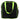 Smily kiddos joy lunch bag - Alien theme - Black - MK11001766