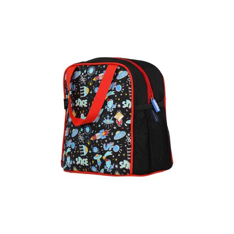 Smily kiddos joy lunch bag - Space Theme Black - MK11001302