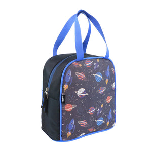 Smily kiddos joy lunch bag - space Theme - Violet - Lunch Bags