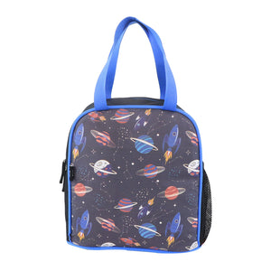 Smily kiddos joy lunch bag - space Theme - Violet - Lunch Bags