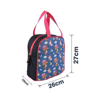 Smily kiddos joy lunch bag - Unicorn Theme - Teal Blue - MK11001724