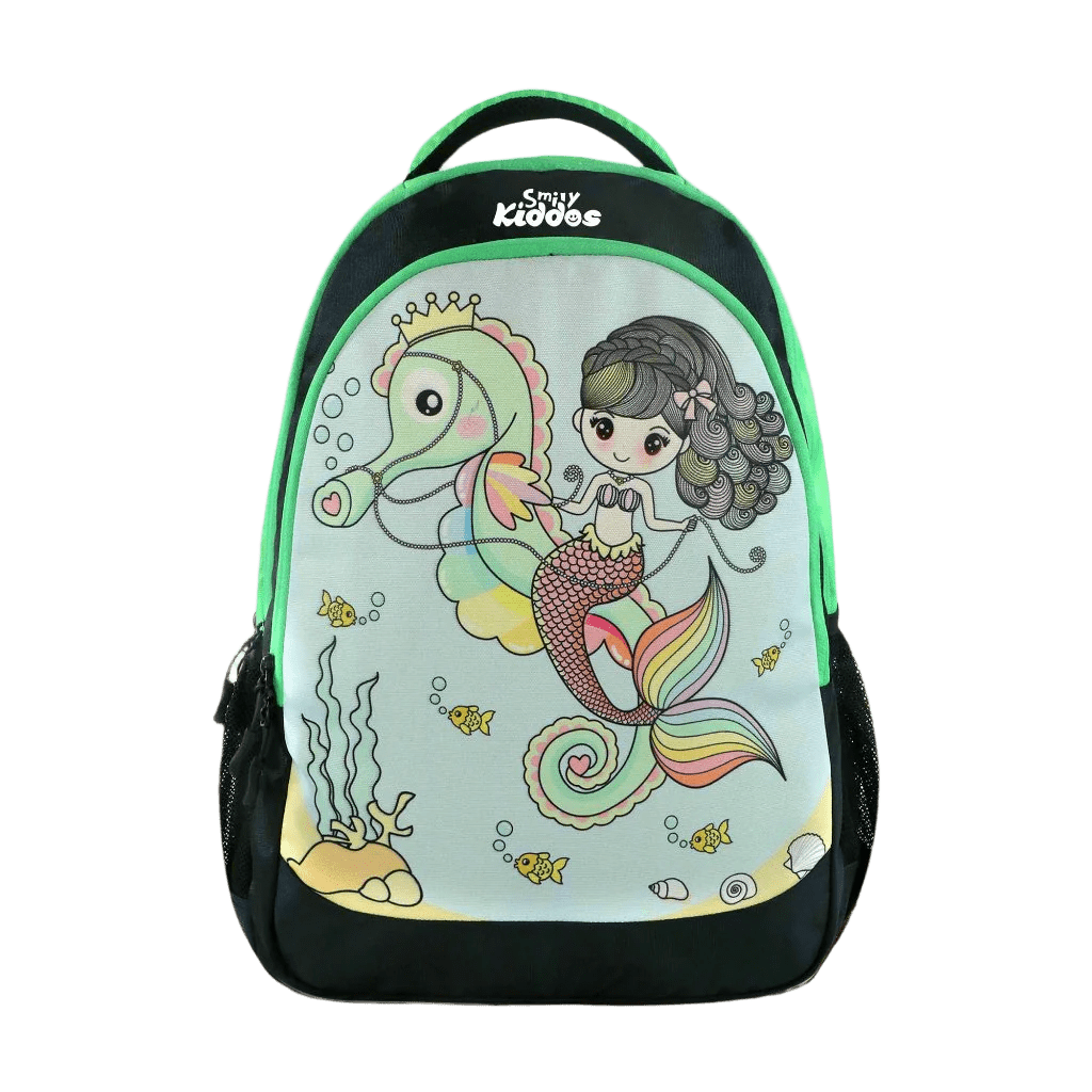 Smily Kiddos Junior Mermaid Theme School Backpack - MK11001568