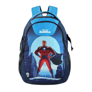 Smily Kiddos Junior victor School Backpack Victor Blue - MK11001565