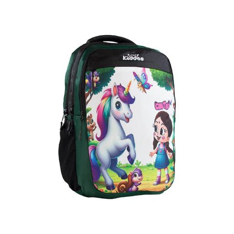 Smily Kiddos - Licensed Chhota Bheem Chutki Junior Backpack 1 - Green - CBMK10000018