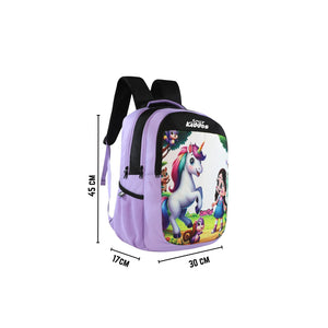 Smily Kiddos - Licensed Chhota Bheem Chutki Junior Backpack 1 - Purple - School Bag