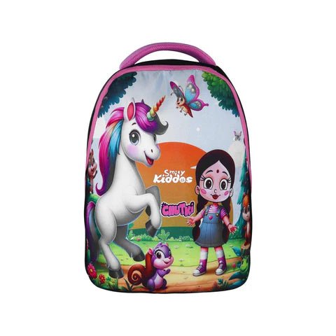 Smily Kiddos - Licensed Chhota Bheem Chutki Junior Backpack 2 - Pink - CBMK10000012