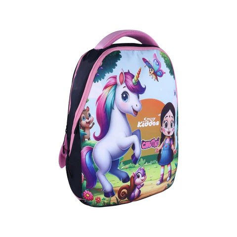 Smily Kiddos - Licensed Chhota Bheem Chutki Junior Backpack 2 - Pink - CBMK10000012