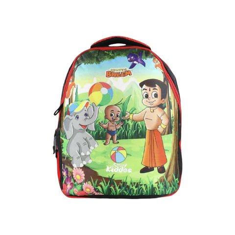 Smily Kiddos - Licensed Chhota Bheem Junior Backpack 2 - Red & Black - CBMK10000019