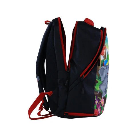 Smily Kiddos - Licensed Chhota Bheem Junior Backpack 2 - Red & Black - CBMK10000019