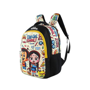 Smily Kiddos - Licensed Chhota Bheem Junior Backpack Too Cool III - Yellow - School Bag