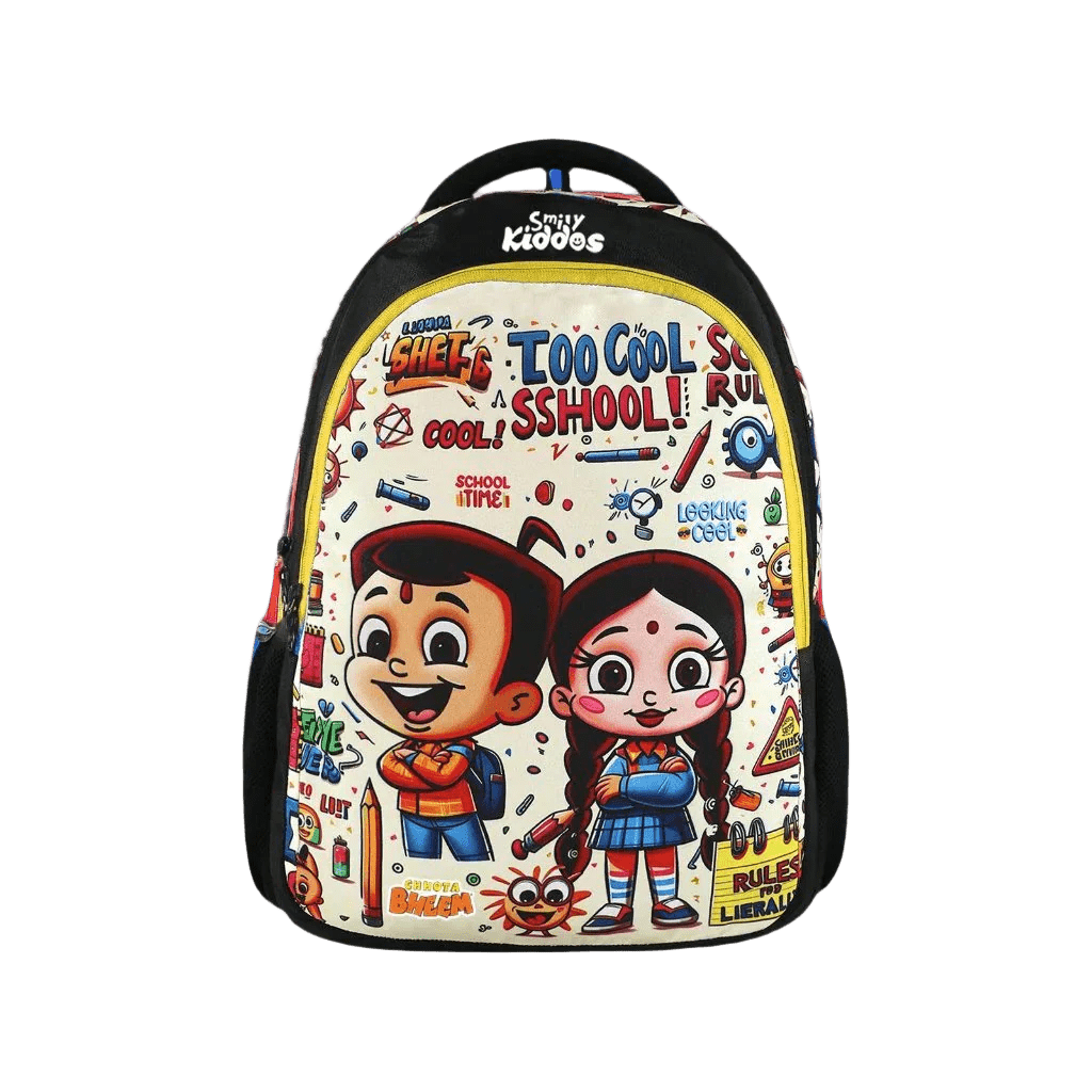 Smily Kiddos - Licensed Chhota Bheem Junior Backpack Too Cool III - Yellow - CBMK10000015