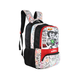 Smily Kiddos - Licensed Chhota Bheem Junior Backpack Too Cool IV - Red & Black - School Bag