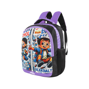 Smily Kiddos - Licensed Chhota Bheem Preschool Backpack I - Purple - School Bag