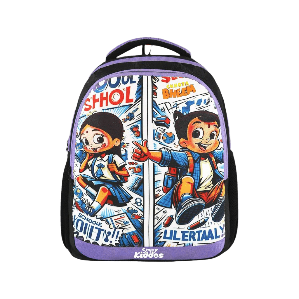 Smily Kiddos - Licensed Chhota Bheem Preschool Backpack I - Purple - CBMK10000013