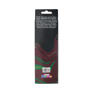 Smily Kiddos Metallic Paint Set – 6 Colors - Green Art & Craft