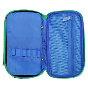 Smily Kiddos Multipurpose Pencil Case Crazy Robo Theme Blue - SK11003004
