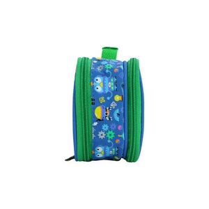 Smily Kiddos Multipurpose Pencil Case Crazy Robo Theme Blue - SK11003004