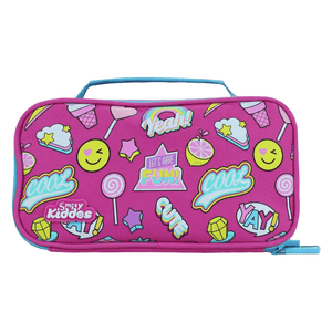 Smily Kiddos Multipurpose Pencil Case Fun Theme Pink - SK11003002