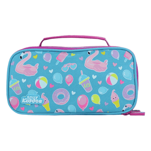 Smily Kiddos Multipurpose Pencil Case Swan Theme Light Blue - SK11003003