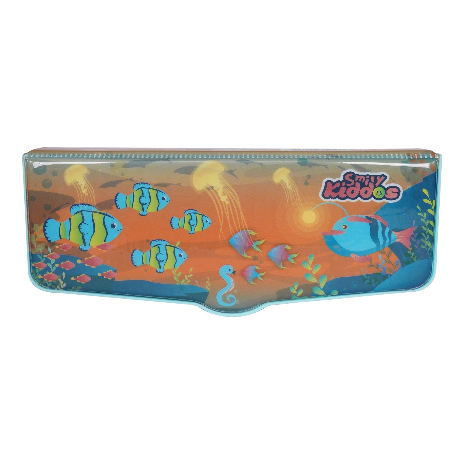 Smily Kiddos Pop Out Pencil Box for Kids – Ocean Theme (Navy Blue) - Pencil Case