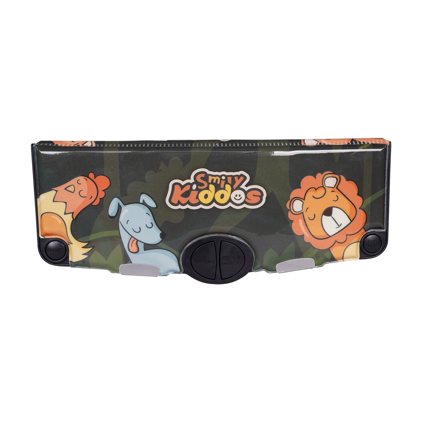 Smily Kiddos Pop Out Pencil Box – Jungle Theme (Green) - Pencil Case
