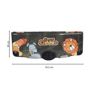 Smily Kiddos Pop Out Pencil Box – Jungle Theme (Green) - Pencil Case