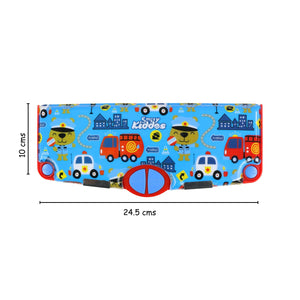Smily Kiddos Pop Out Pencil box Police Theme - Blue - Stationery