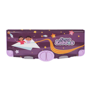 Smily Kiddos Pop Out Pencil Box – Space Adventure Theme (violet) - Pencil Case
