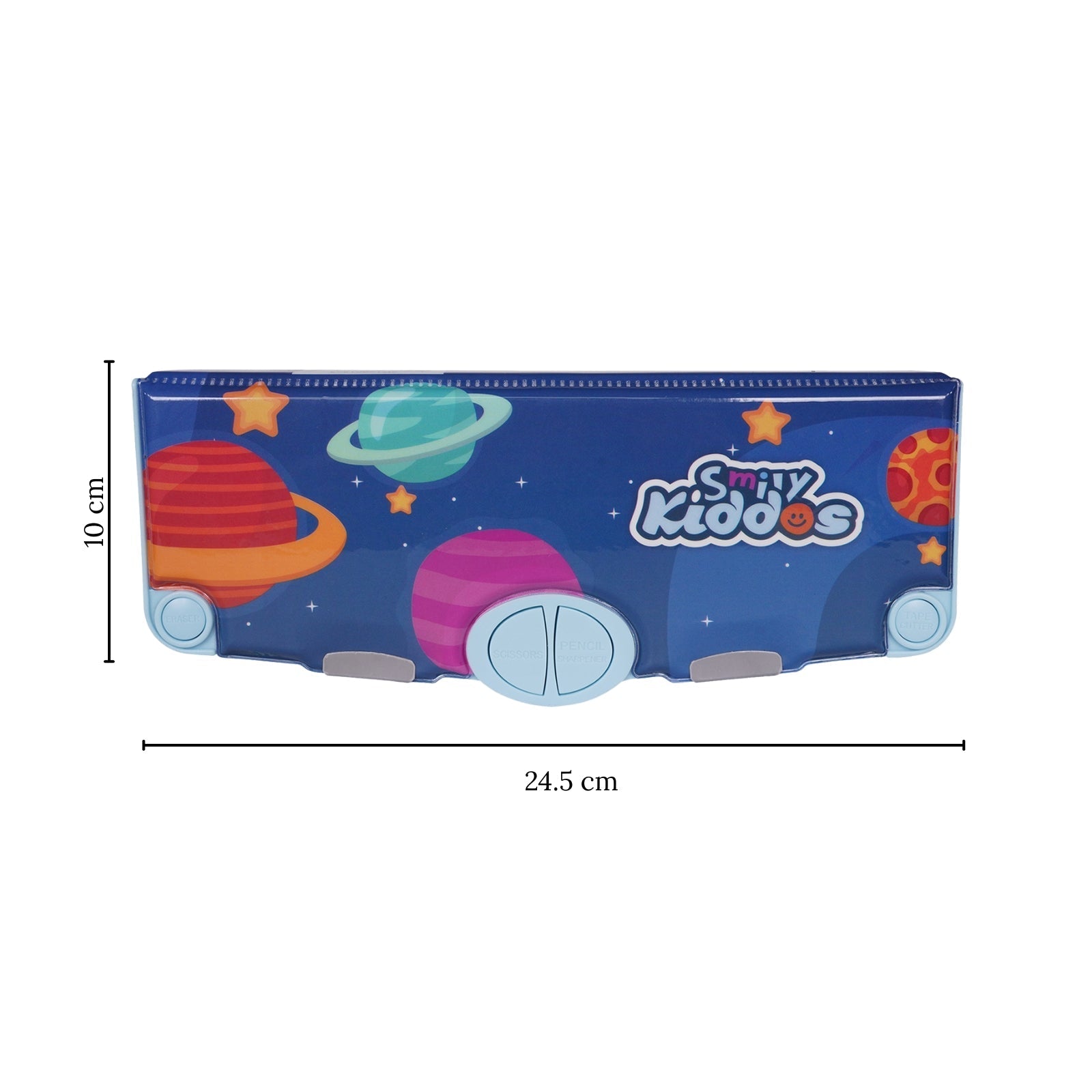 Smily Kiddos Pop Out Pencil Box – Space Theme (Navy Blue) - Pencil Case