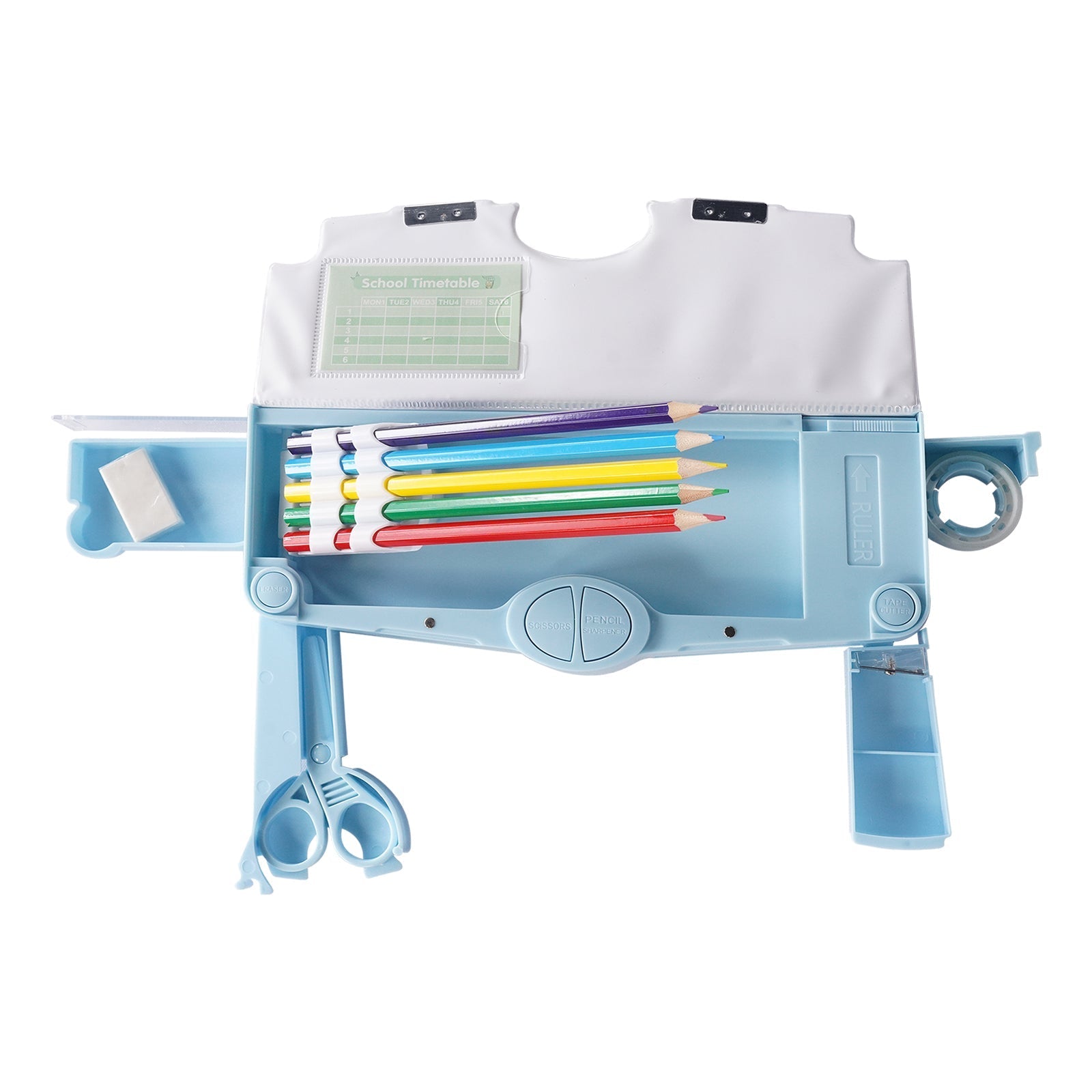 Smily Kiddos Pop Out Pencil Box – Space Theme (Navy Blue) - Pencil Case