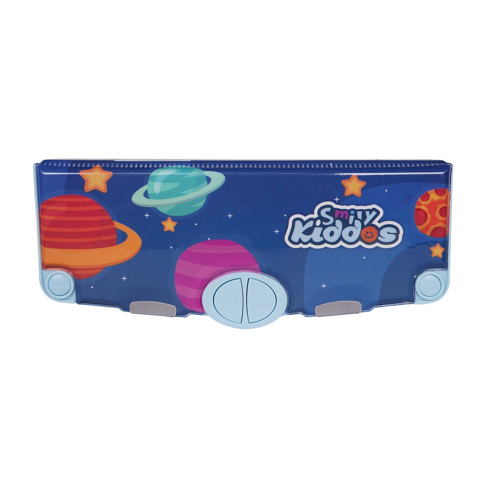 Smily Kiddos Pop Out Pencil Box – Space Theme (Navy Blue) - Pencil Case