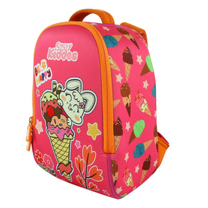 Smily Kiddos Preschool Backpack Ice Cream Theme - Pink - School Bag