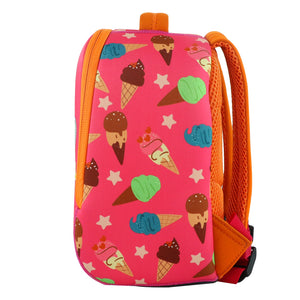 Smily Kiddos Preschool Backpack Ice Cream Theme - Pink - School Bag