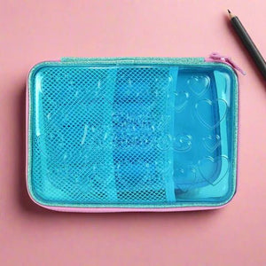 Smily Kiddos PVC Pencil Case Light Blue - SK11001013