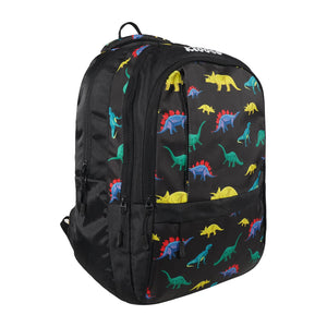 Smily Kiddos Rage Dino Adventure Backpack – Black - School Bag