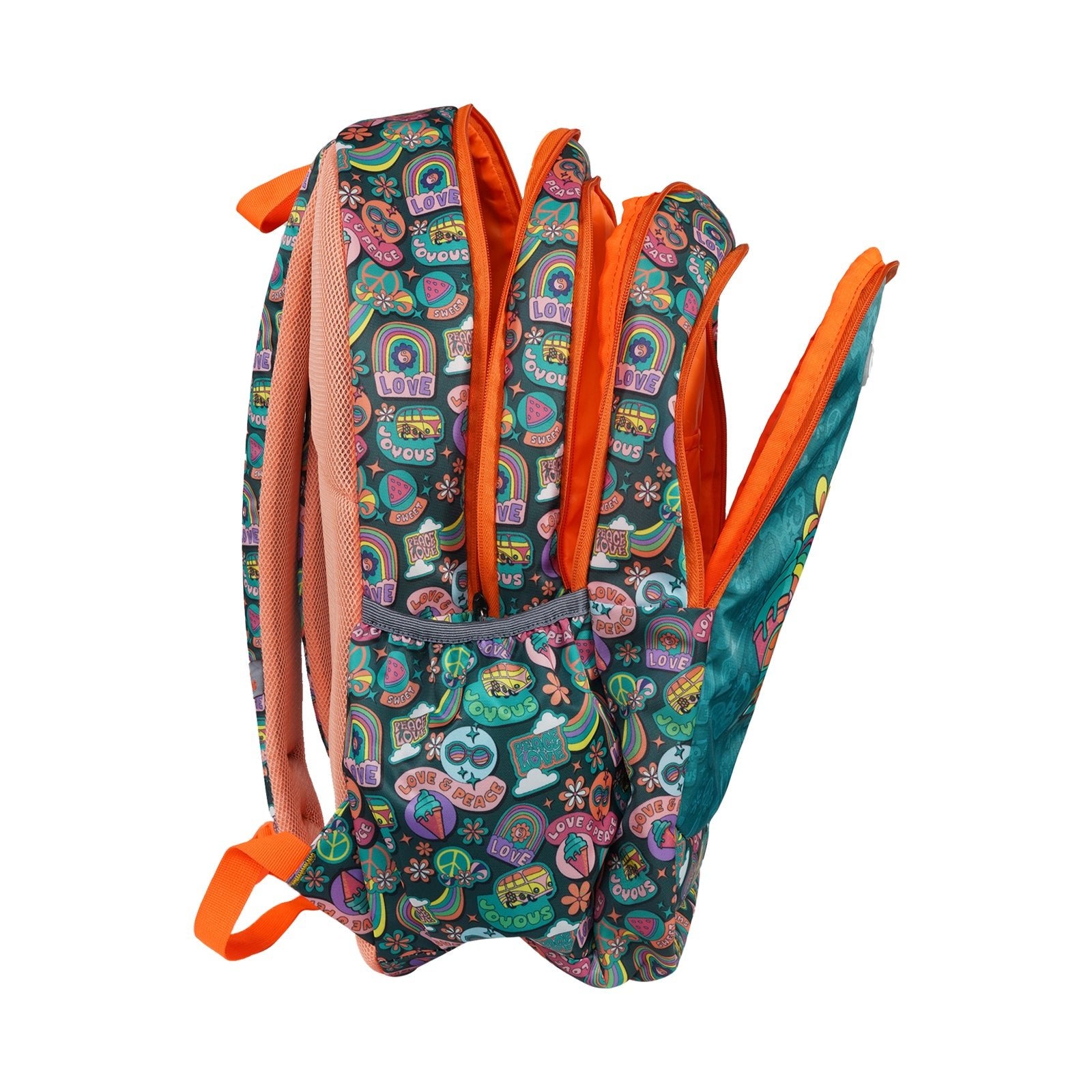 Smily Kiddos Rainbow Cruiser Backpack - Green - School Bag