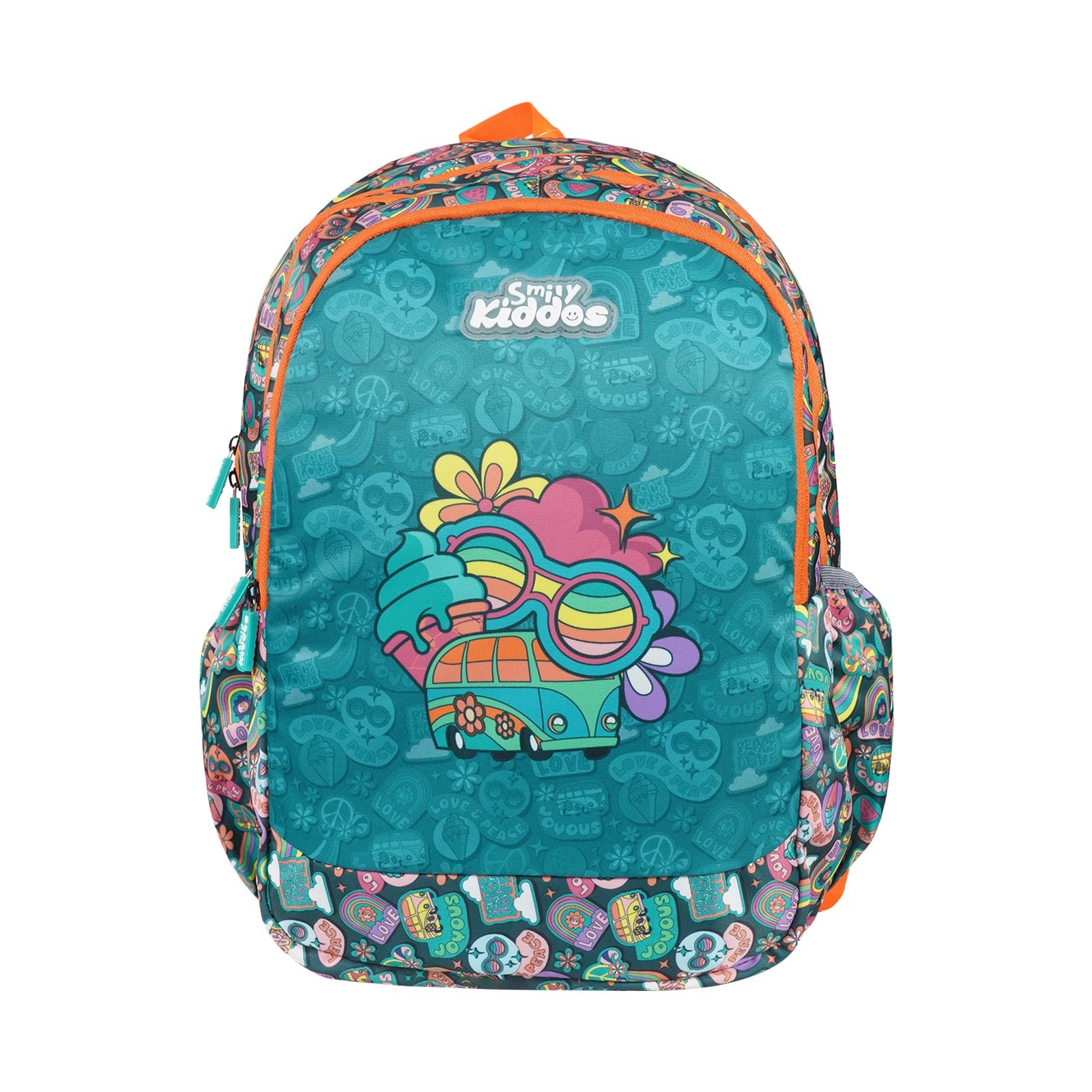 Smily Kiddos Rainbow Cruiser Backpack - Green - School Bag