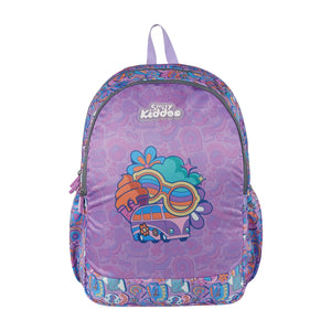 Smily Kiddos Rainbow Cruiser Backpack - Purple - School Bag