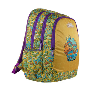 Smily Kiddos Rainbow Cruiser Backpack - Yellow - School Bag