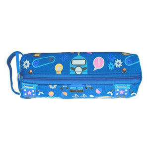Smily Kiddos Robot Adventure Pencil Pouch – Blue - SK11003026