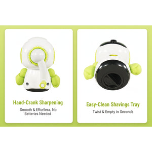 Smily Kiddos Robot Pencil Sharpener | The Mom Store - Green Stationery