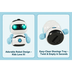 Smily Kiddos Robot Pencil Sharpener | The Mom Store - Blue Stationery